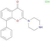 8-Phenyl-2-(piperazin-1-yl)-4H-chromen-4-one hydrochloride