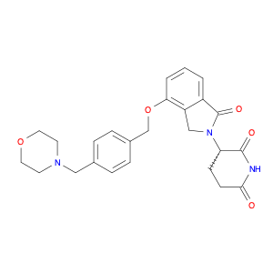 (S)-3-[4-(4-Morpholin-4-yl-methyl-benzyloxy)-1-oxo-1,3-dihydro-isoindol-2-yl]-piperidine-2,6-dione