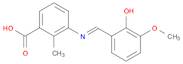 3-((2-Hydroxy-3-methoxybenzylidene)amino)-2-methylbenzoic acid