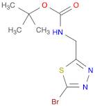 TERT-BUTYL ((5-BROMO-1,3,4-THIADIAZOL-2-YL)METHYL)CARBAMATE