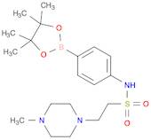 1-Piperazineethanesulfonamide, 4-methyl-N-[4-(4,4,5,5-tetramethyl-1,3,2-dioxaborolan-2-yl)phenyl]-