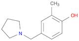 2-Methyl-4-(1-pyrrolidinylmethyl)phenol