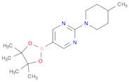 Pyrimidine, 2-(4-methyl-1-piperidinyl)-5-(4,4,5,5-tetramethyl-1,3,2-dioxaborolan-2-yl)-