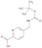 5-({[(tert-butoxy)carbonyl]amino}methyl)pyridine-2-carboxylic acid