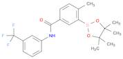 4-methyl-3-(4,4,5,5-tetramethyl-1,3,2-dioxaborolan-2-yl)-N-(3-(trifluoromethyl)phenyl)benzamide