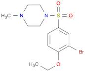 1-((3-Bromo-4-ethoxyphenyl)sulfonyl)-4-methylpiperazine