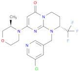 (R)-1-((5-Chloropyridin-3-yl)methyl)-8-((R)-3-methylmorpholino)-2-(trifluoromethyl)-3,4-dihydro-...