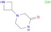 4-(Azetidin-3-yl)piperazin-2-one hydrochloride