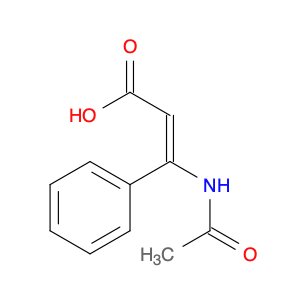 3-Acetamido-3-phenylacrylic acid
