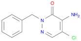 4-Amino-2-benzyl-5-chloropyridazin-3(2H)-one