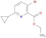 Ethyl 3-bromo-6-cyclopropylpicolinate