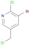 3-Bromo-2-chloro-5-(chloromethyl)pyridine