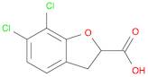 6,7-Dichloro-2,3-dihydrobenzofuran-2-carboxylic acid