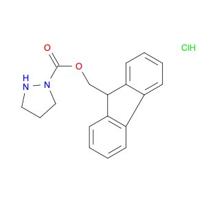 (9H-Fluoren-9-yl)methyl pyrazolidine-1-carboxylate hydrochloride