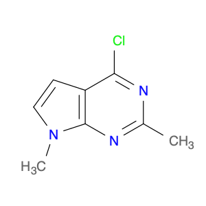 4-Chloro-2,7-dimethyl-7H-pyrrolo[2,3-d]pyrimidine