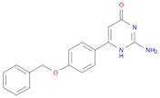 2-Amino-6-(4-(benzyloxy)phenyl)pyrimidin-4(3H)-one