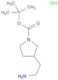 tert-Butyl 3-(2-aminoethyl)pyrrolidine-1-carboxylate hydrochloride