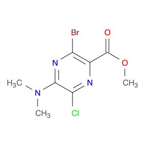 Methyl 3-bromo-6-chloro-5-(dimethylamino)pyrazine-2-carboxylate