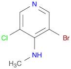 3-Bromo-5-chloro-N-methylpyridin-4-amine