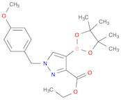 Ethyl 1-(4-methoxybenzyl)-4-(4,4,5,5-tetramethyl-1,3,2-dioxaborolan-2-yl)-1H-pyrazole-3-carboxylate