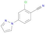 2-Chloro-4-(1H-pyrazol-1-yl)benzonitrile