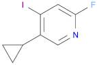 5-Cyclopropyl-2-fluoro-4-iodopyridine