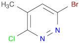 6-Bromo-3-chloro-4-methylpyridazine