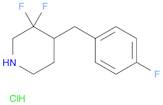 3,3-Difluoro-4-(4-fluorobenzyl)piperidine hydrochloride