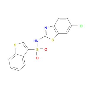 N-(6-chloro-1,3-benzothiazol-2-yl)-1-benzothiophene-3-sulfonamide