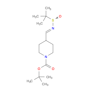 (S)-Tert-Butyl 4-(((Tert-Butylsulfinyl)Imino)Methyl)Piperidine-1-Carboxylate