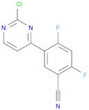 5-(2-chloropyrimidin-4-yl)-2,4-difluorobenzonitrile