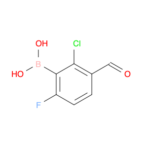 2-Chloro-6-fluoro-3-formylphenylboronic acid