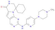 2'-((5-(4-Methylpiperazin-1-yl)pyridin-2-yl)amino)-7',8'-dihydro-6'H-spiro[cyclohexane-1,9'-pyrazi…