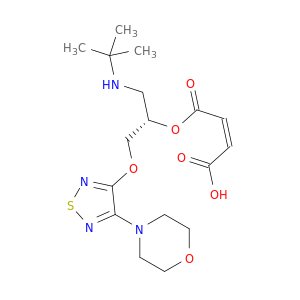 (S, Z)-4-((1-(tert-butylamino)-3-((4-morpholino-1, 2, 5- thiadiazol-3-yl)oxy)propan-2-yl)oxy)-4-ox…