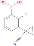 3-(1-Cyanocyclopropyl)-2-fluorophenylboronic acid