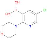 5-Chloro-2-(morpholino)pyridine-3-boronic acid