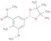 3-Methoxy-5-methoxycarbonyl-4-methylphenylboronic acid, pinacol ester