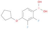 4-(Cyclopentyloxy)-2,3-difluorophenylboronic acid