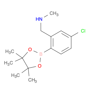 4-Chloro-2-(N-methylaminomethyl)phenylboronic acid, pinacol ester