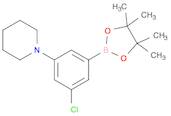 3-Chloro-5-piperidinophenylboronic acid, pinacol ester