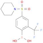 4-(Piperidin-1-ylsulfonyl)-2-trifluoromethylphenylboronic acid