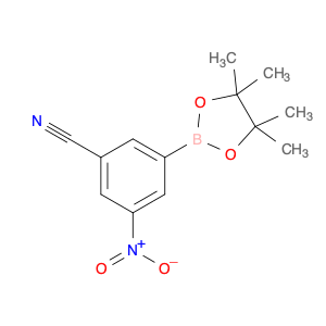 3-Nitro-5-(tetramethyl-1,3,2-dioxaborolan-2-yl)benzonitrile