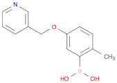 [2-Methyl-5-(pyridin-3-ylmethoxy)phenyl]boronic acid