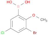 3-Bromo-5-chloro-2-methoxyphenylboronic acid