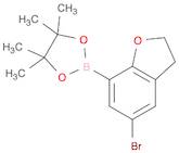 5-Bromobenzofuran-7-boronic acid, pinacol ester