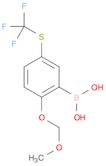 2-(Methoxymethoxy)-5-(trifluoromethylthio)phenylboronic acid