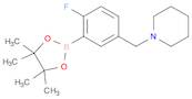 2-Fluoro-5-(piperidinomethyl)phenylboronic acid, pinacol ester