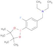 4-(N,N-Diethylaminomethyl)-2-fluorophenylboronic acid, pinacol ester