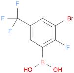 3-Bromo-2-fluoro-5-trifluoromethylphenylboronic acid