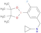 5-(cyclopropylaminomethyl)-2-fluorophenylboronic acid pinacol ester